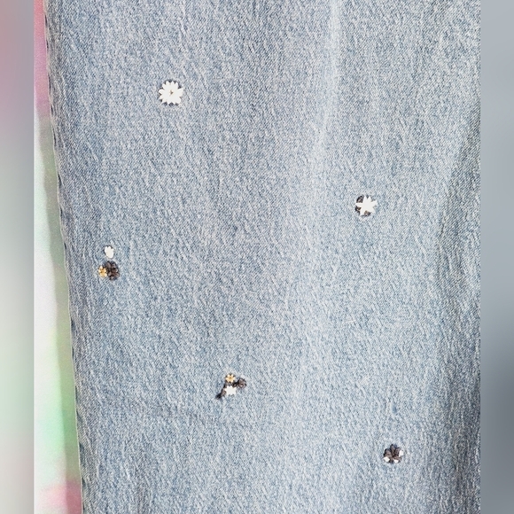 NWT Universal Thread Plus Size Vintage Straight Floral Jeans Size 24W - Picture 3 of 11